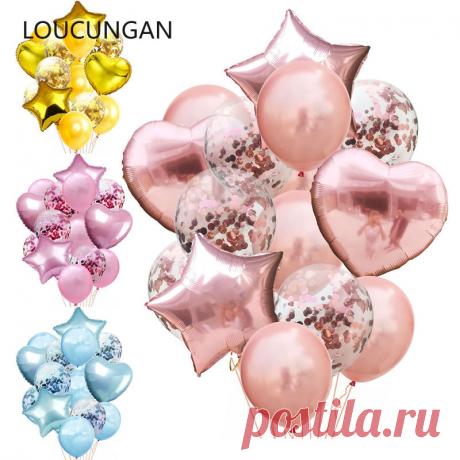 US $2.42 23% СКИДКА|14 шт./лот воздушные шары для украшения праздников Свадебные Круглые Конфетти баллон сердце гелиевые шары День рождения Аксессуары для взрослых и детей купить на AliExpress Покупай умнее, живи веселее! Aliexpress.com