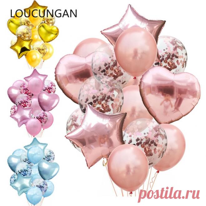 US $2.42 23% СКИДКА|14 шт./лот воздушные шары для украшения праздников Свадебные Круглые Конфетти баллон сердце гелиевые шары День рождения Аксессуары для взрослых и детей купить на AliExpress Покупай умнее, живи веселее! Aliexpress.com