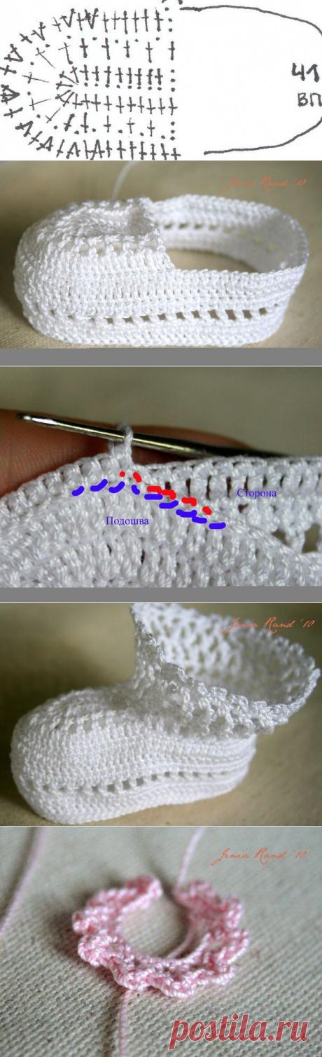 Пинетки с розочкой крючком. 2

Мастер-класс:
https://club.osinka.ru/topic-48383?p=3659455#3659455