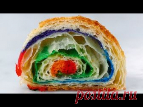 Rainbow Croissants