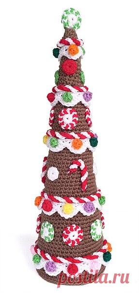 ПРЯНИЧНОЕ ДЕРЕВО от Carolyn Christmas. Описание без перевода.
#ОписанияИгрушек #крючок #амигуруми #новогоднее #елочки_разные@norka_homyachka 
Ссылка -
http://www.ravelry.com/patterns/library/gingerbread-t.. 
https://vk.com/photo-89131472_456245557