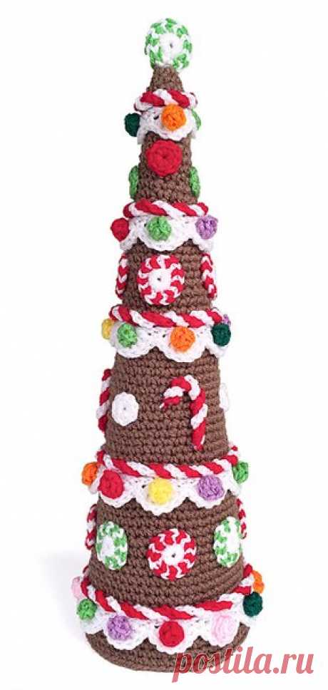 ПРЯНИЧНОЕ ДЕРЕВО от Carolyn Christmas. Описание без перевода.
#ОписанияИгрушек #крючок #амигуруми #новогоднее #елочки_разные@norka_homyachka 
Ссылка -
https://www.ravelry.com/patterns/library/gingerbread-t.. 
https://vk.com/photo-89131472_456245557