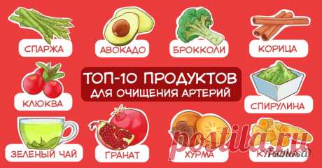 7 эффективных способов очищения артерий естественным путем