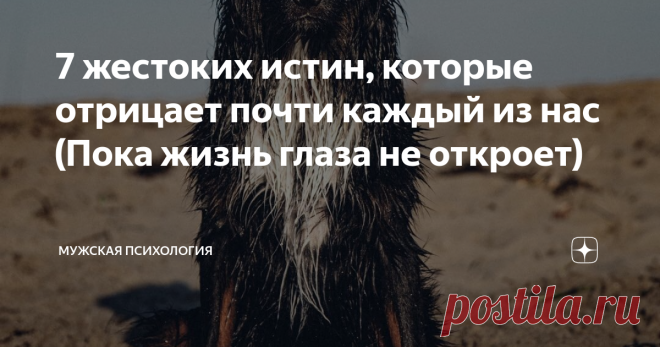 7 жестоких истин, которые отрицает почти каждый из нас (Пока жизнь глаза не откроет) Есть неприятные вещи, с которыми мы сталкиваемся, и это ранит. Некоторые закрывают глаза на эти истины, а потом страдают, а некоторые примиряются с ними и становятся намного лучше.