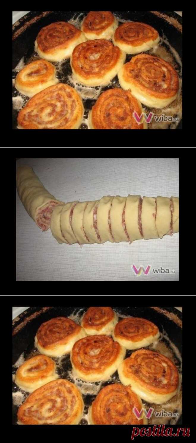 Шанежки с мясом.