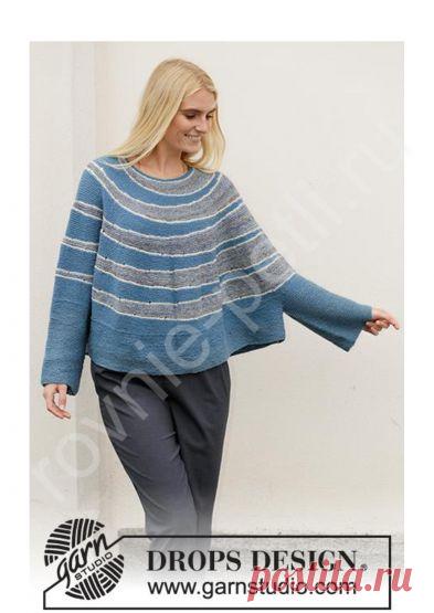 Джемпер-пончо Winter Swagger от Drops design