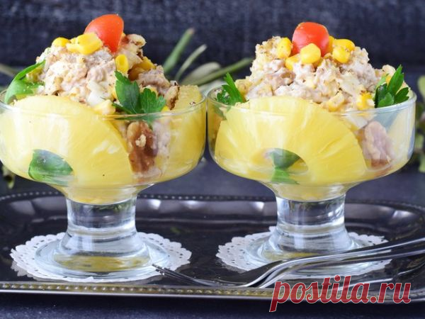 Готовимся к Новому году заранее. Рецепт куриного салата с ананасом | Заметки Фрекен Бок | Яндекс Дзен