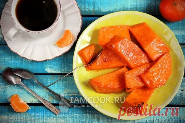 Тыква запечённая в духовке кусочками, рецепт с фото. Как запечь тыкву кусочками с сахаром?