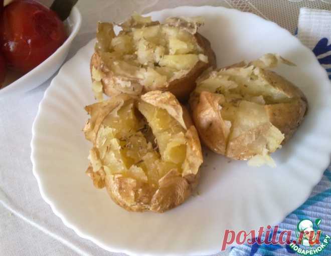 Картофель в мундире в микроволновке – кулинарный рецепт