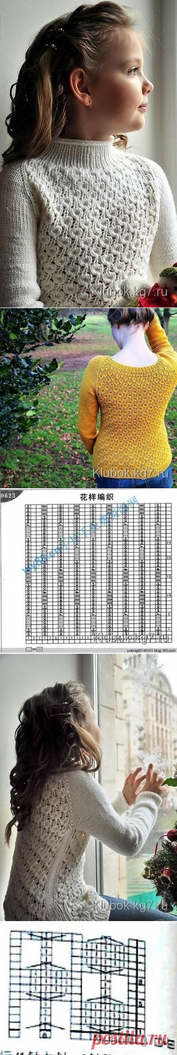 Вяжем кофточку для девочки | Клубок