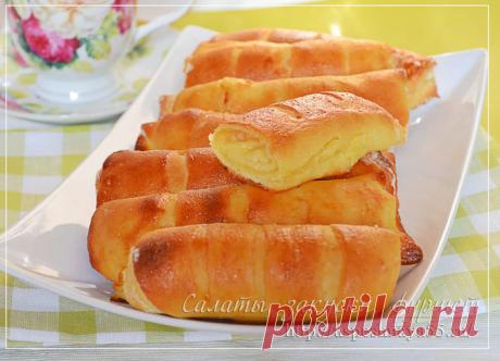 пирожки с плавленным сыром необыкновенно нежные и весьма вкусные