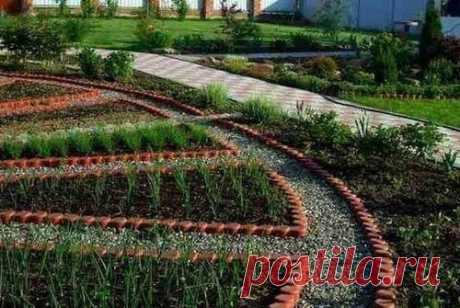 Как оригинально оформить огород. Французский огород своими руками