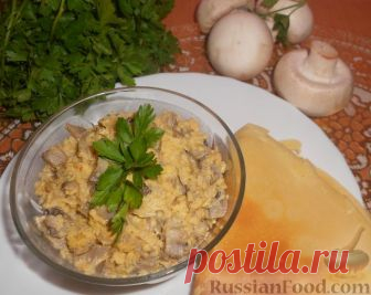 Рецепт: Грибная начинка для блинчиков и пирожков на RussianFood.com