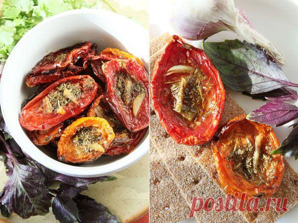 Простой способ приготовления вяленых томатов в домашних условиях — Вкусные рецепты