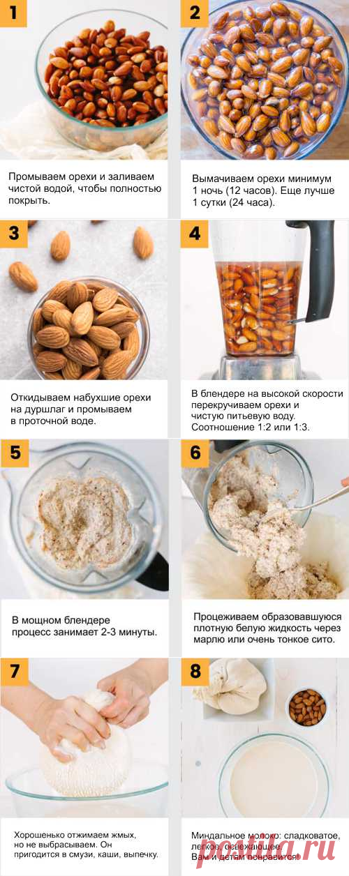 Миндальное молоко — польза и вред, рецепт приготовления