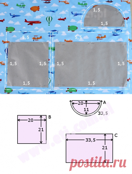 Dziecięcy koszyczek do samochodu (DIY) | eti-blog (blog o szyciu)