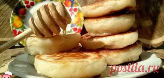 Вкусные пышные оладьи на молоке и дрожжах - Готовим рецепты