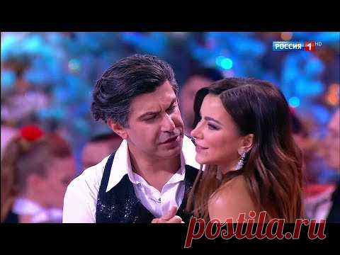 Н.Цискаридзе и А.Лорак на новогоднем огоньке 2018