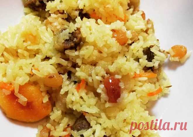 Плов с изюмом и курагой Автор рецепта Татьяна Шевченко - Cookpad