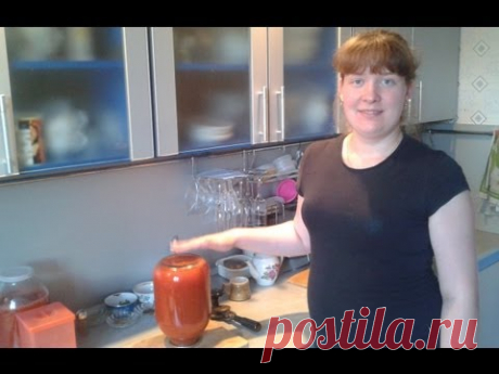 Томатный сок по домашнему - YouTube