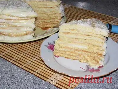Готовим торт Рафаэлло
