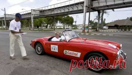 В Гаване состоялось ралли старинных автомобилей | Автоновости