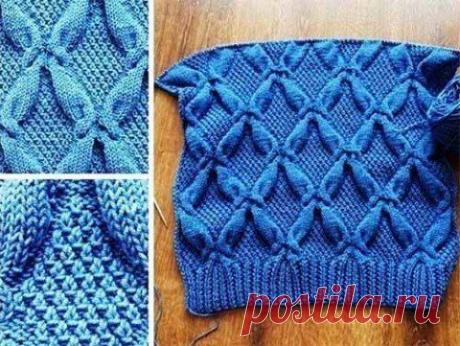 Вязание: красивый узор спицами