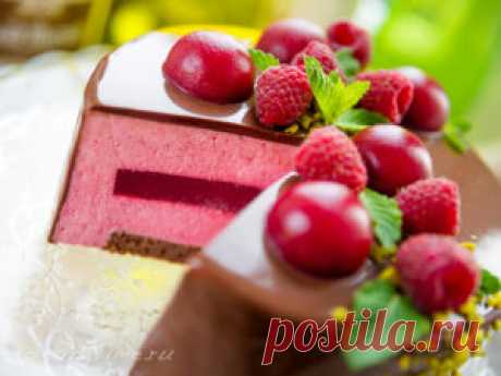 Муссовый Торт Малина-Шоколад - Chocolate Raspberry Mousse Cake | CookingTime.ru