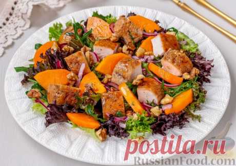 Салаты, Блюда из хурмы, рецепты на RussianFood.com: 24 рецепта