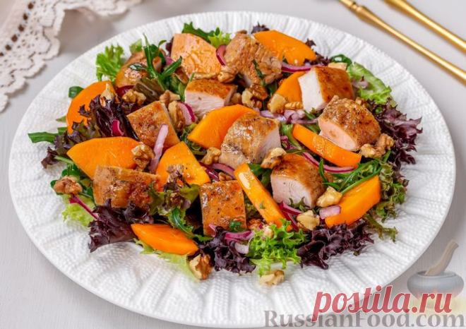 Салаты, Блюда из хурмы, рецепты на RussianFood.com: 24 рецепта