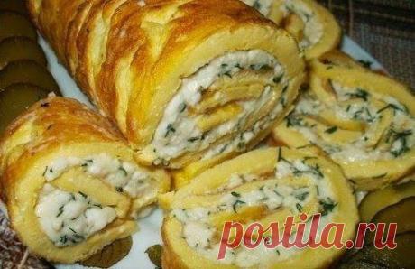 Рулет омлетный с плавленным сыром.Безумно вкуснo!! Быстро, легко и ОЧЕНЬ вкусно! Рецепт совсем простой. !! Более подробно о рецепте можете узнать в источникe: шеф-повар Одноклассники, по ссылке fastppc.net/Hbvz  Рекомендуем посмотреть!!! Приятного аппетитa

Дорогие кулинары! Чтобы не потерять рецепт, жмите &quot;Класс!&quot;, а потом &quot;поделиться&quot;. Рецепт будет на вашей стене В Одноклассники. Всё ОК!