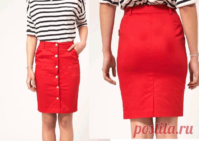 Выкройка Юбки-карандаш