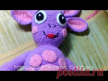 Лунтик из мультфильма. Мягкая игрушка вязаная крючком. Часть 3