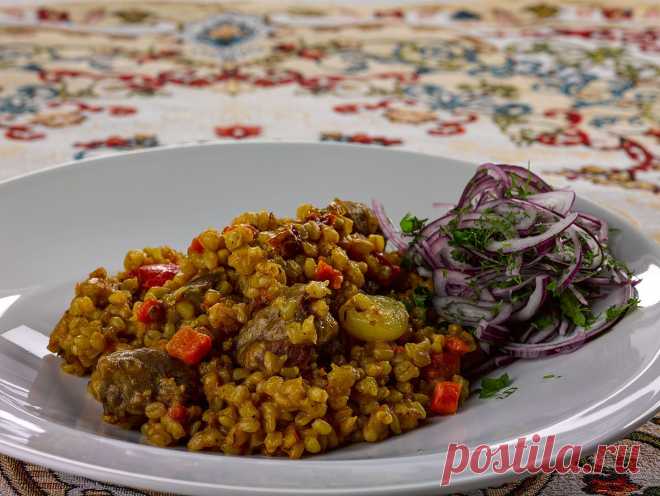 Плов из перловки
