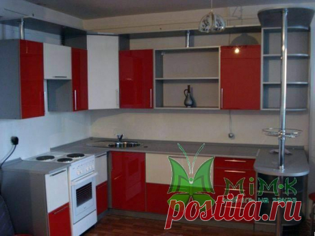 Заказать кухня акрил вариант №89. Индивидуальный кухня акрил вариант №89 на заказ недорого в Киеве по цене от производителя в интернет-магазине MiM-K | Мебель под заказ