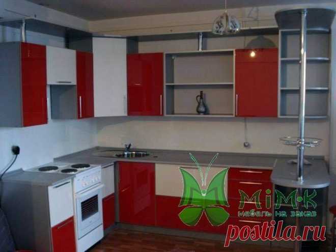 Заказать кухня акрил вариант №89. Индивидуальный кухня акрил вариант №89 на заказ недорого в Киеве по цене от производителя в интернет-магазине MiM-K | Мебель под заказ