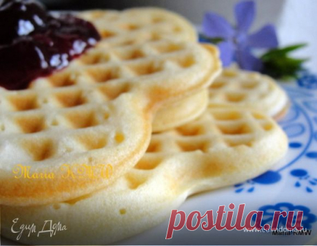 Брюссельские вафли. Ингредиенты: яйца куриные, мука, разрыхлитель