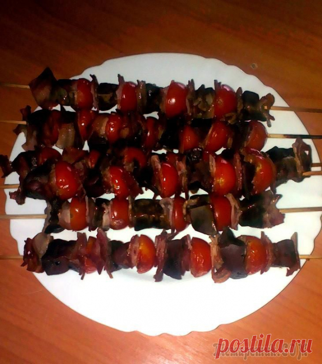 Шашлычок из печени