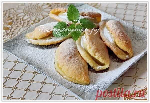 ВКУСНОЕ ПЕЧЕНЬЕ ИЗ ТВОРОГА С ЯБЛОКАМИ