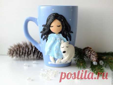 Купить Кружка с декором Suzanne Woolcott  " Снежная " в интернет магазине на Ярмарке Мастеров Купить или заказать Кружка с декором Suzanne Woolcott  &quot; Снежная &quot; в интернет магазине на Ярмарке Мастеров. С доставкой по России и СНГ. Срок изготовления: 7 дней. Материалы: керамическая кружка, полимерная глина&hellip;. Размер: 350мл