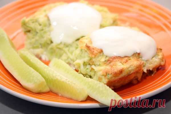 Легкое и нежное блюдо. Золотистый кабачковый пудинг — Вкусные рецепты