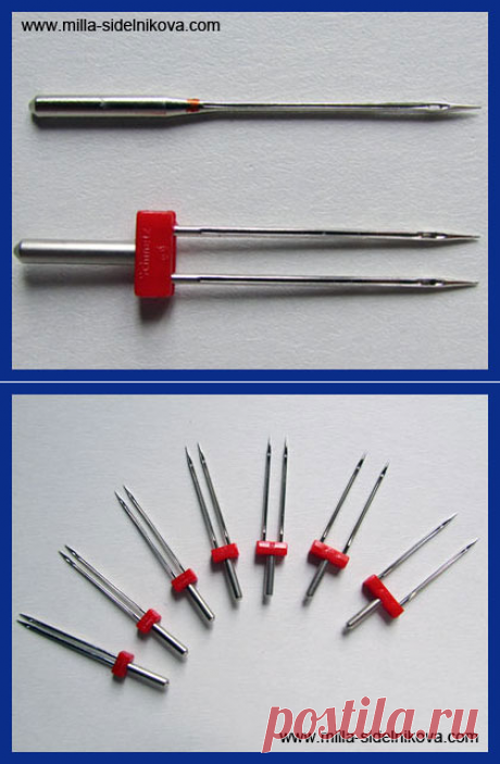 Как шить двойной иглой?