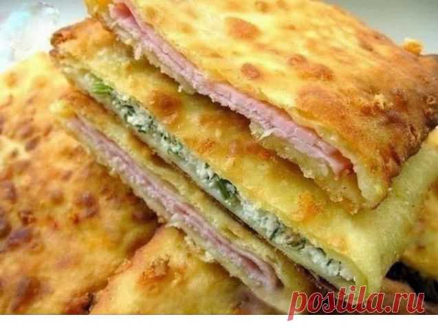 Рецепты и Рассказы: Сырные лепешки с начинкой