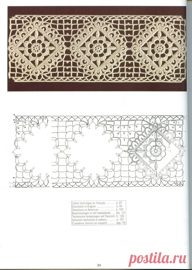 Уникальная книга по вязанию из серии DMC. Creations Crochet D'or (В исходном размере).