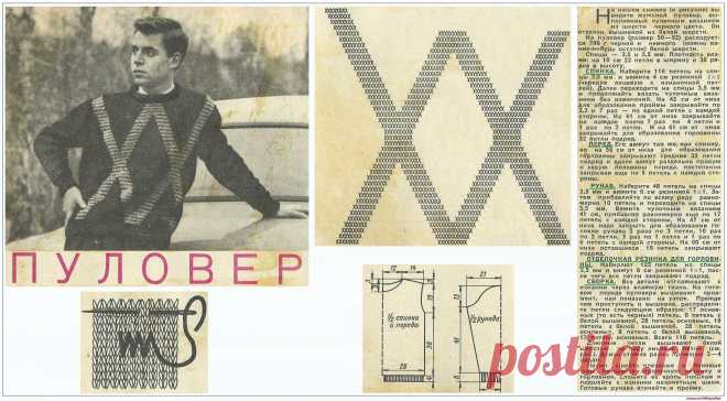 Мужской пуловер