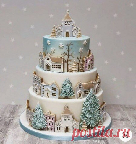 10 зимних тортов, которые достойны восхищения⛄️ | 🍰Пирогеево | Яндекс Дзен