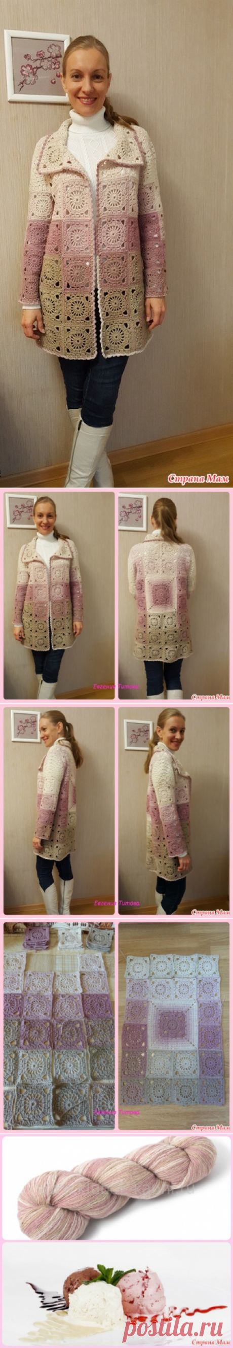 . Кардиган по мотивам жакета от Ольги Маннаповой (Aisha Crochet). Крючок - Все в ажуре... (вязание крючком) - Страна Мам