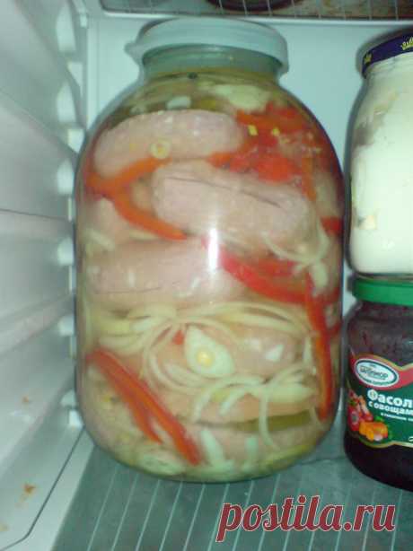 Вкуснейшие маринованные сардельки для пива // ОПТИМИСТ