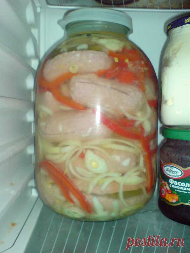 Вкуснейшие маринованные сардельки для пива // ОПТИМИСТ
