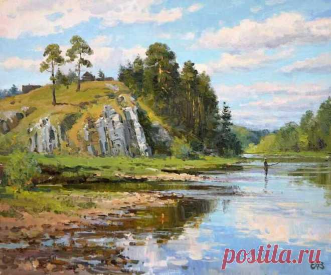 Алексей Ефремов и его лирические пейзажи.